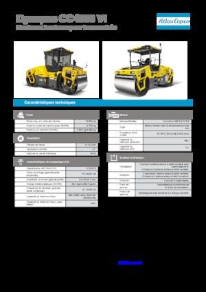 Тандемни вибрационни валяци Dynapac CC 4000 VI