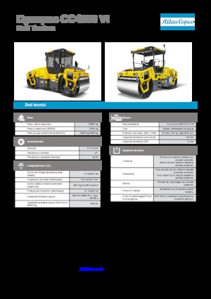 Тандемни вибрационни валяци Dynapac CC 4000 VI