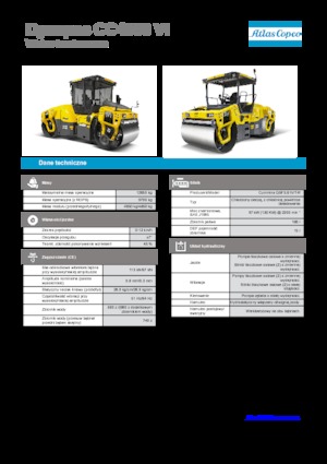 Тандемни вибрационни валяци Dynapac CC 4000 VI