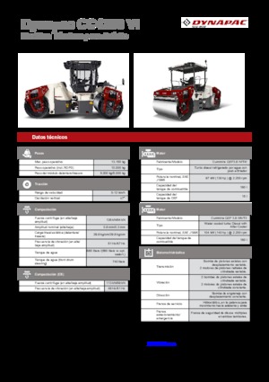Тандемни вибрационни валяци Dynapac CC 4200 VI