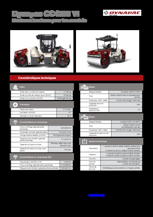 Тандемни вибрационни валяци Dynapac CC 4200 VI