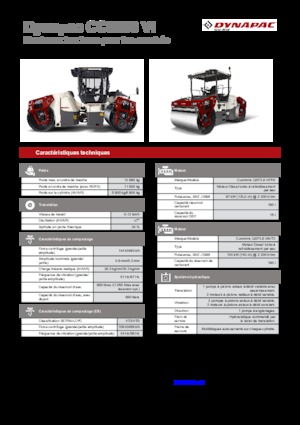 Тандемни вибрационни валяци Dynapac CC 5200 VI