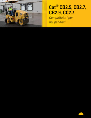 Тандемни вибрационни валяци Caterpillar CC2.7