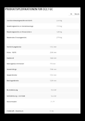 Тандемни вибрационни валяци Caterpillar CC2.7 GC