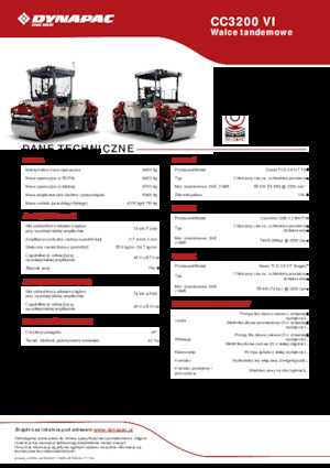 Тандемни вибрационни валяци Dynapac CC3200 VI