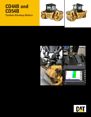 Тандемни вибрационни валяци Caterpillar CD54B