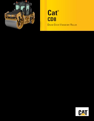 Тандемни вибрационни валяци Caterpillar CD8