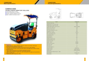 Тандемни вибрационни валяци Lonking CDM5033DD
