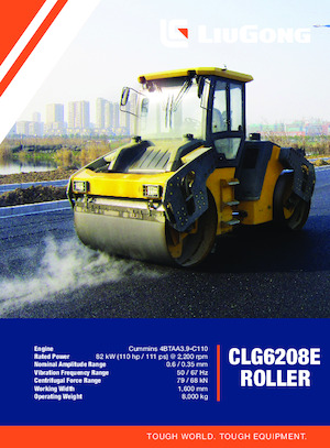 Тандемни вибрационни валяци Liugong CLG6208E