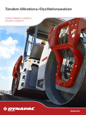 Тандемни вибрационни валяци Dynapac CO 6200 VI