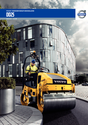 Тандемни вибрационни валяци Volvo DD25