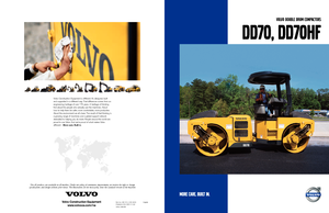 Тандемни вибрационни валяци Volvo DD70