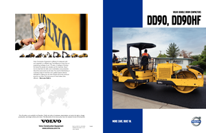 Тандемни вибрационни валяци Volvo DD90HF