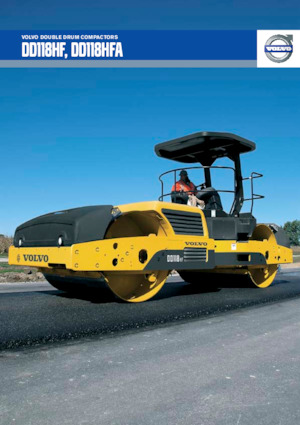 Тандемни вибрационни валяци Volvo DD118HF