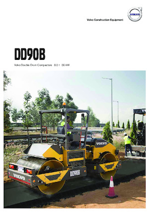 Тандемни вибрационни валяци Volvo DD90B