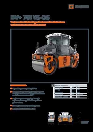 Тандемни вибрационни валяци Hamm DV+ 70i VS-OS
