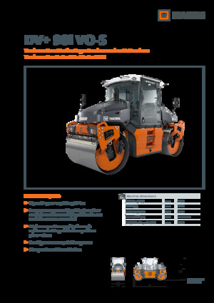 Тандемни вибрационни валяци Hamm DV+ 90i VO-S