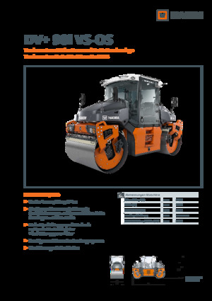 Тандемни вибрационни валяци Hamm DV+ 90i VS-OS