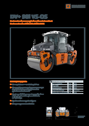 Тандемни вибрационни валяци Hamm DV+ 90i VS-OS