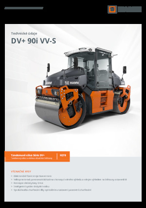 Тандемни вибрационни валяци Hamm DV+ 90i VV-S