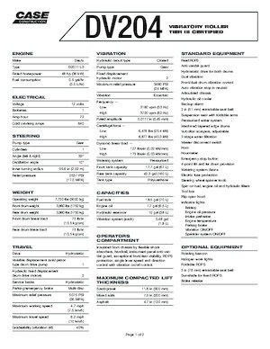 Тандемни вибрационни валяци Case DV210