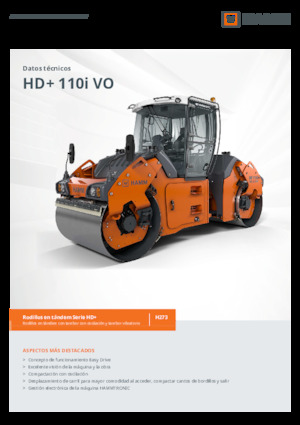 Тандемни вибрационни валяци Hamm HD+ 110i VO