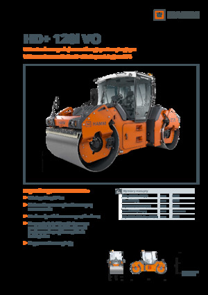 Тандемни вибрационни валяци Hamm HD+ 120i VO