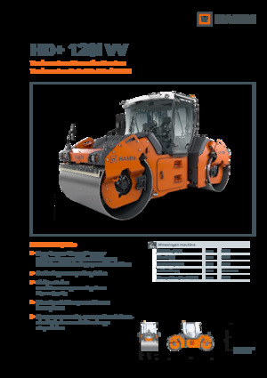Тандемни вибрационни валяци Hamm HD+ 120i VV