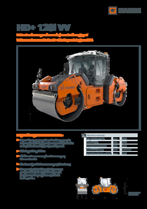 Тандемни вибрационни валяци Hamm HD+ 120i VV