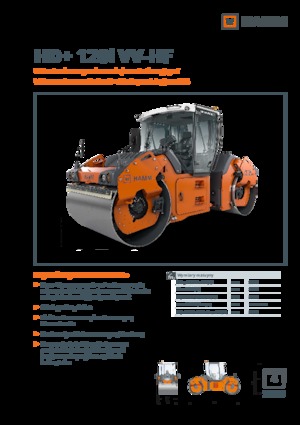 Тандемни вибрационни валяци Hamm HD+ 120i VV-HF