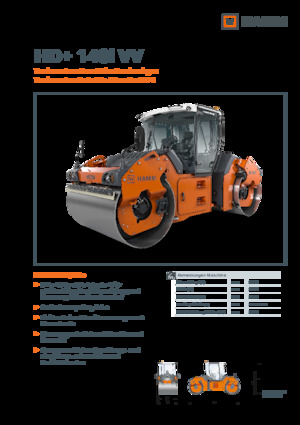 Тандемни вибрационни валяци Hamm HD+ 140i VV