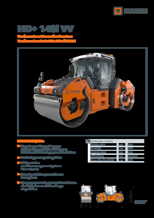 Тандемни вибрационни валяци Hamm HD+ 140i VV