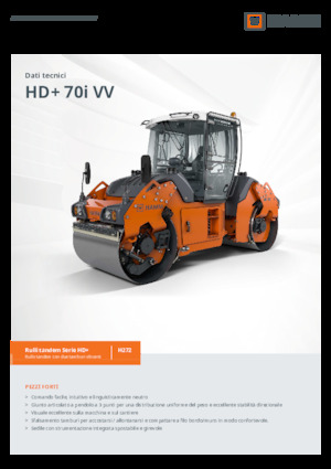 Тандемни вибрационни валяци Hamm HD+ 70i VV