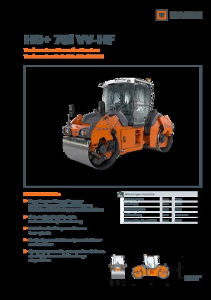 Тандемни вибрационни валяци Hamm HD+ 70i VV-HF