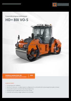 Тандемни вибрационни валяци Hamm HD+ 80i VO-S