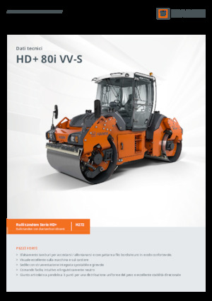 Тандемни вибрационни валяци Hamm HD+ 80i VV-S