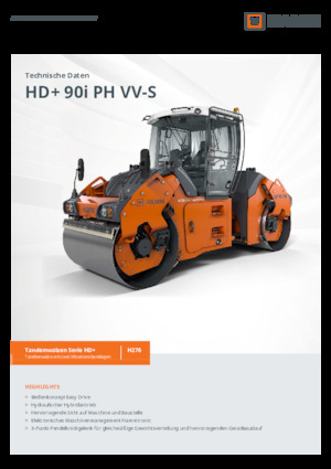Тандемни вибрационни валяци Hamm HD+ 90i PH VV-S