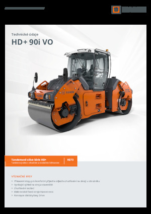 Тандемни вибрационни валяци Hamm HD+ 90i VO