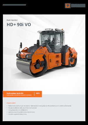 Тандемни вибрационни валяци Hamm HD+ 90i VO