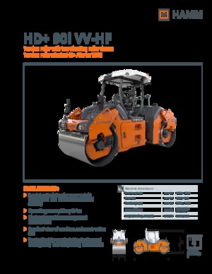 Тандемни вибрационни валяци Hamm HD+ 90i VV-HF