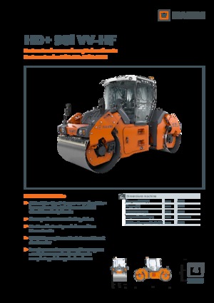 Тандемни вибрационни валяци Hamm HD+ 90i VV-HF