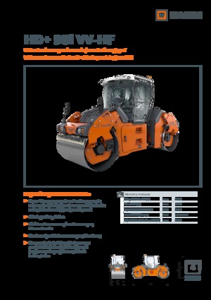 Тандемни вибрационни валяци Hamm HD+ 90i VV-HF