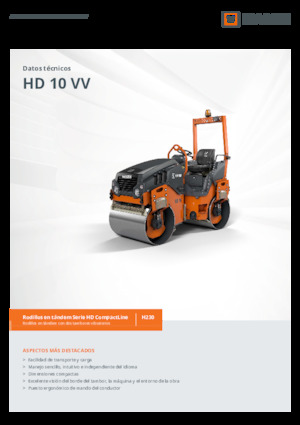 Тандемни вибрационни валяци Hamm HD 10 VV
