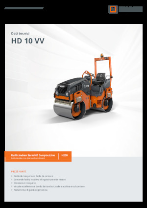 Тандемни вибрационни валяци Hamm HD 10 VV