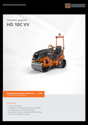 Тандемни вибрационни валяци Hamm HD 10C VV