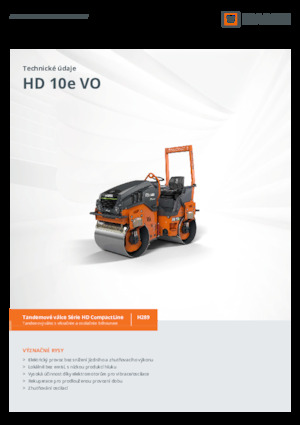 Тандемни вибрационни валяци Hamm HD 10e VO