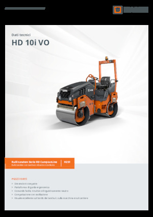 Тандемни вибрационни валяци Hamm HD 10i VO