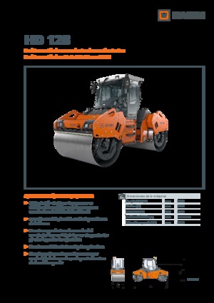 Тандемни вибрационни валяци Hamm HD 128