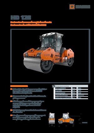 Тандемни вибрационни валяци Hamm HD 128