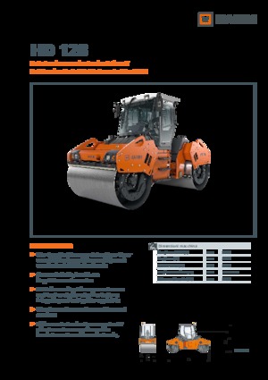 Тандемни вибрационни валяци Hamm HD 128